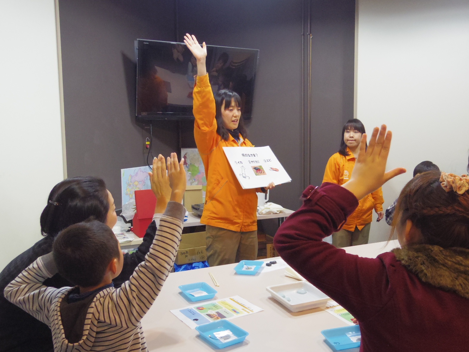 展示室5　地球の部屋　ちきゅうラボの様子